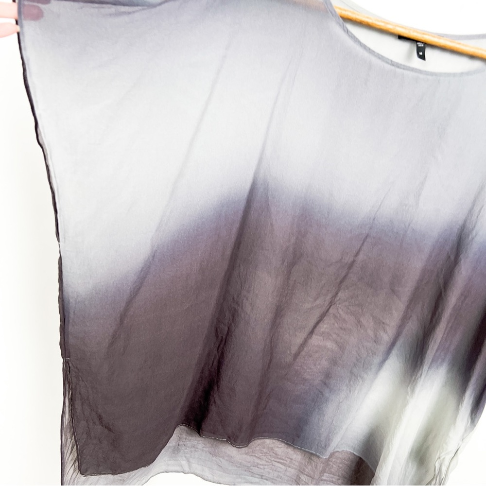 Eileen Fisher watercolor sheet tunic blouse top size medium - Picture 3 of 7